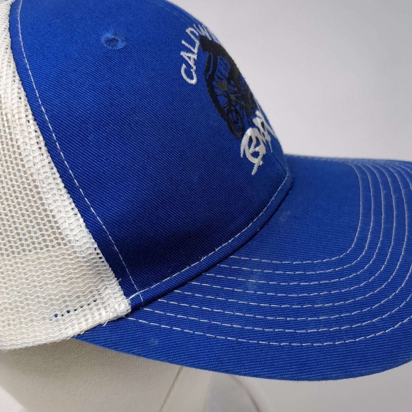 Caldwell BMX Snapback Mesh Back Trucker Hat Blue One Size Mesh Back