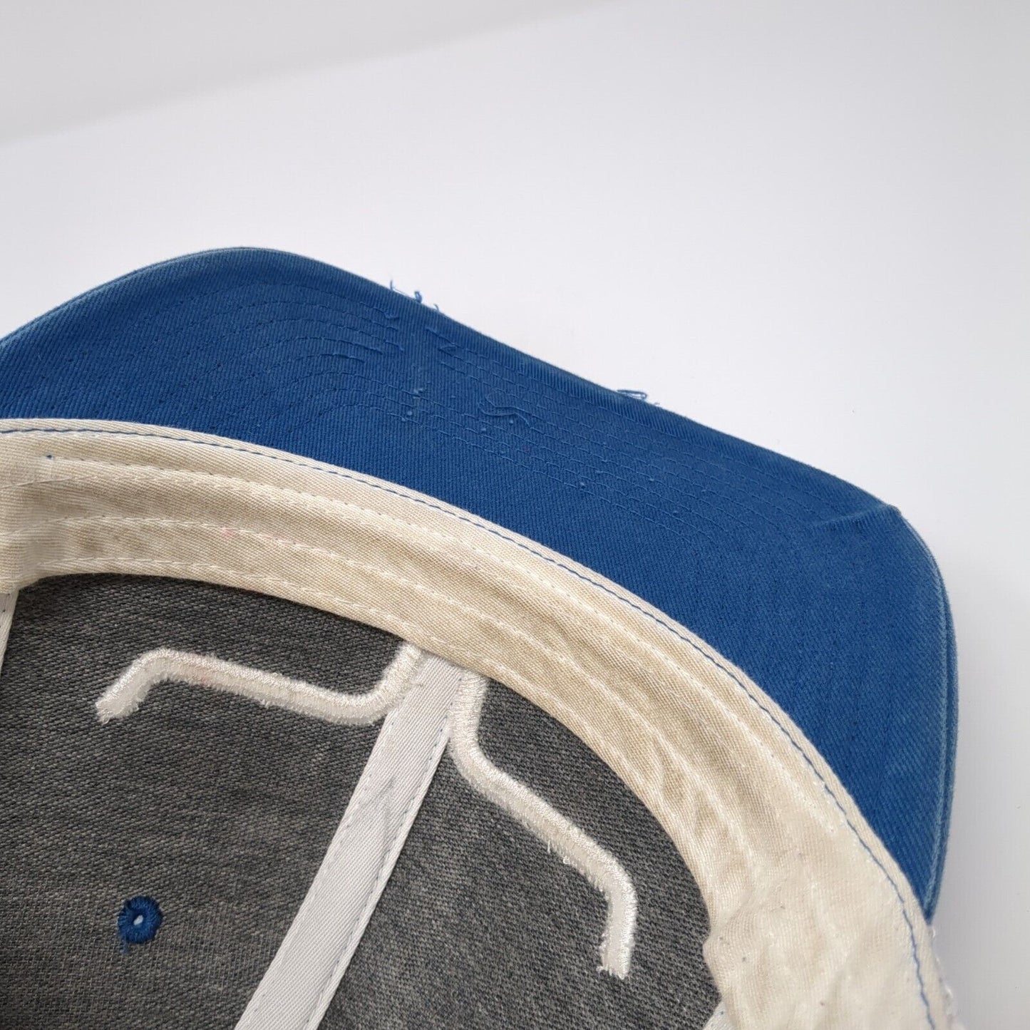 Kimes Ranch Snapback Mesh Back Trucker Hat Blue One Size 6 Panel Outdoor