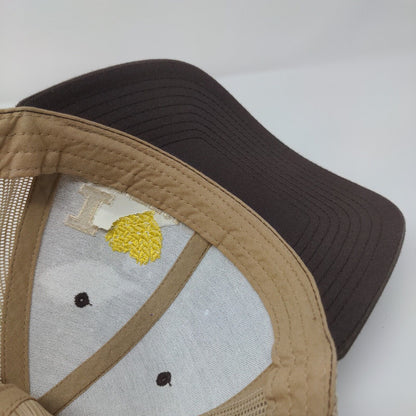 I Love Gluten Snapback Mesh Back Trucker Hat Brown One Size Yupoong