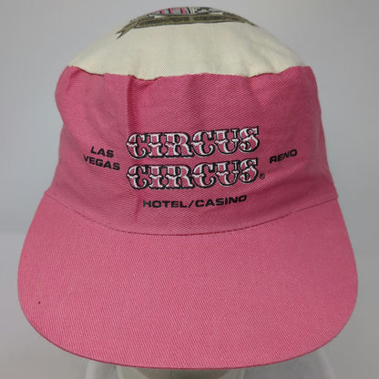 Designer Pro Circus Circus Las Vegas Hotel Casino Pink Army Cap Hat Vintage