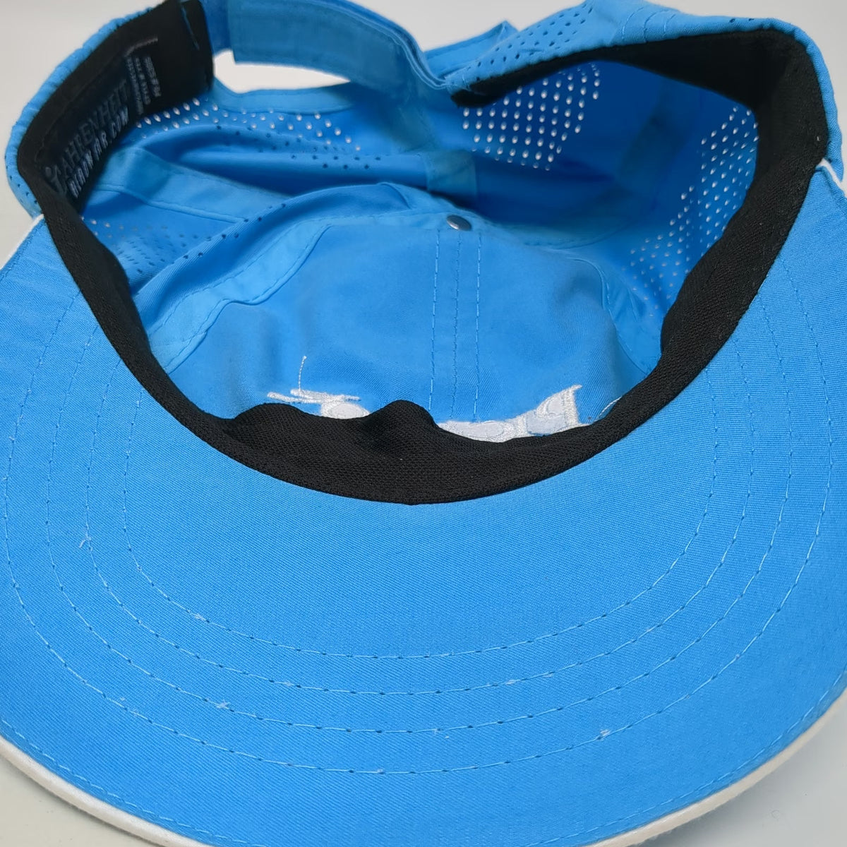 Fahrenheit Headwear Baseball Cap Blue One Size Picabo Angler Mesh Strapback Hat