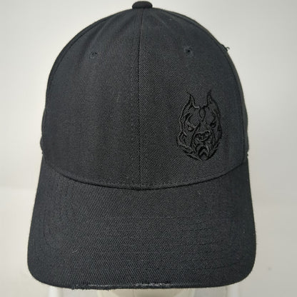 Flexfit Baseball Cap Black M Sinister Diesel Pitbull Tonal Hat Poly Spandex