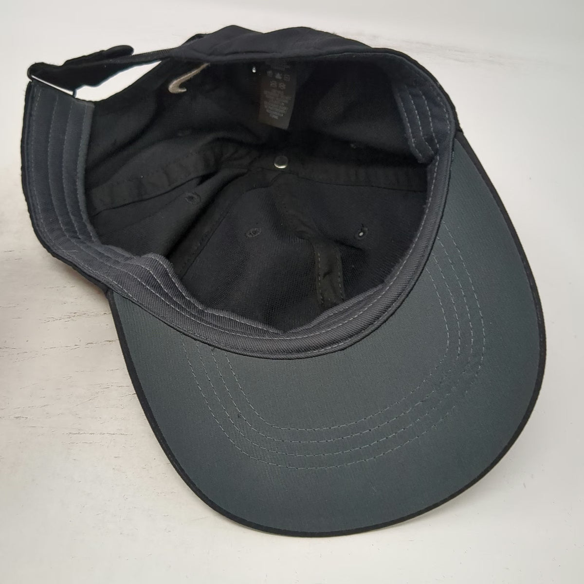 Nike Baseball Cap Black One Size Dri-Fit Legacy91 Swoosh Logo Strapback Hat Golf