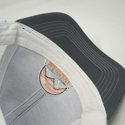 Continental Divide Blue Gray White Montana 1889 Trucker Hat One Size Snapback
