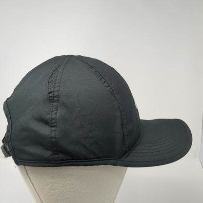 Nike Baseball Cap Black One Size Dri-FIT Featherlight Strapback Swoosh Golf Hat