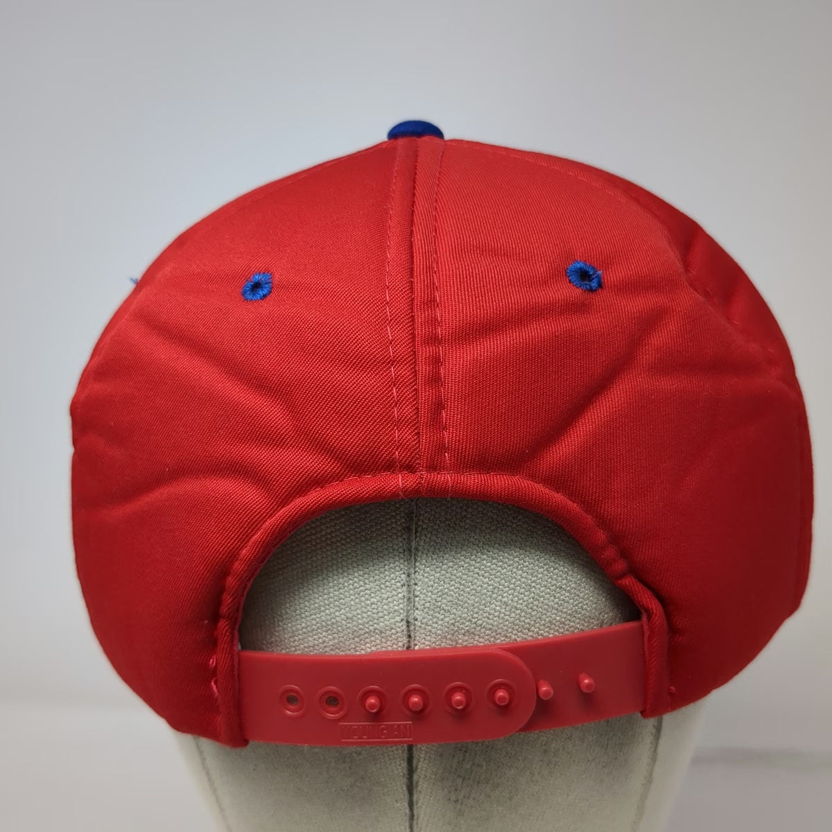 Sports Specialties Carquest Auto Parts Red Blue Snapback Hat Logo Patch Vintage