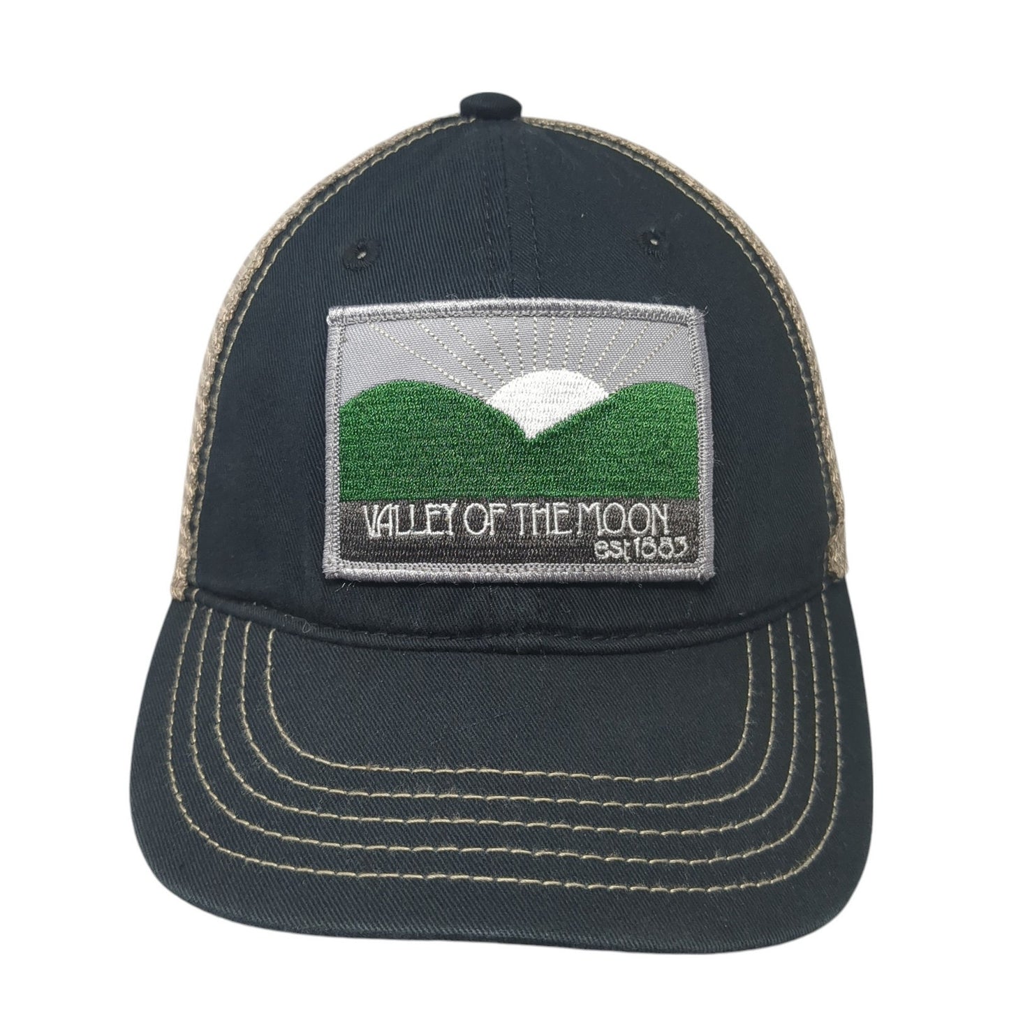 Valley Of The Moon Snapback Trucker Hat Black One Size Mesh Back District