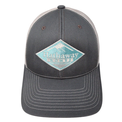 Hathaway Homes Snapback Mesh Back Trucker Hat Gray OSFA Richardson