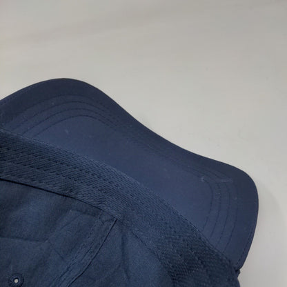 Gaiam Slideback Hat Blue One Size Adjustable Vent Holes 6 Panel