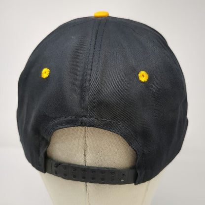 Tonkin Caterpillar Snapback Black Yellow Hat One Size Green Underbrim Machines
