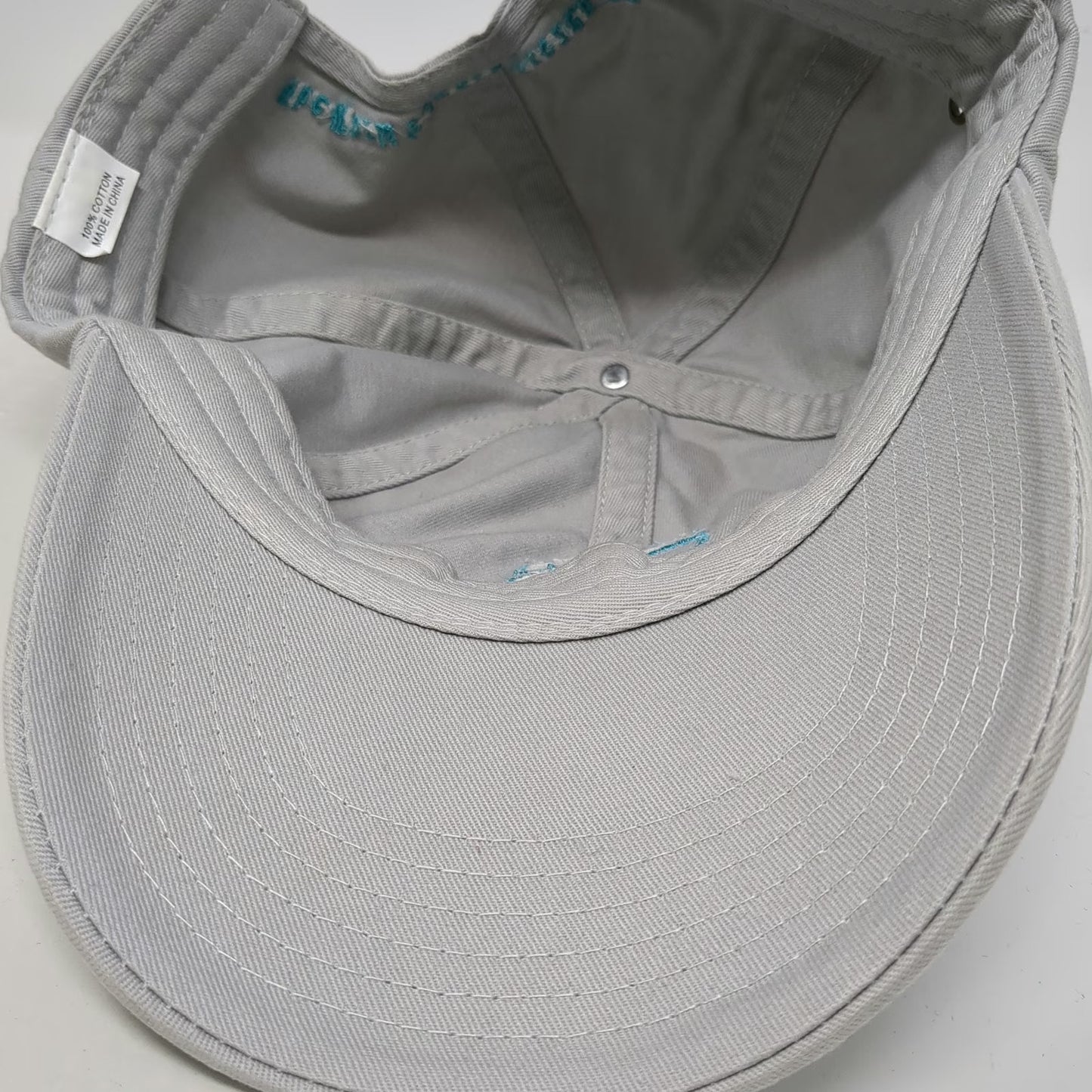 Island Oasis Baseball Cap Gray One Size Slideback Frozen Beverages Graphic Hat