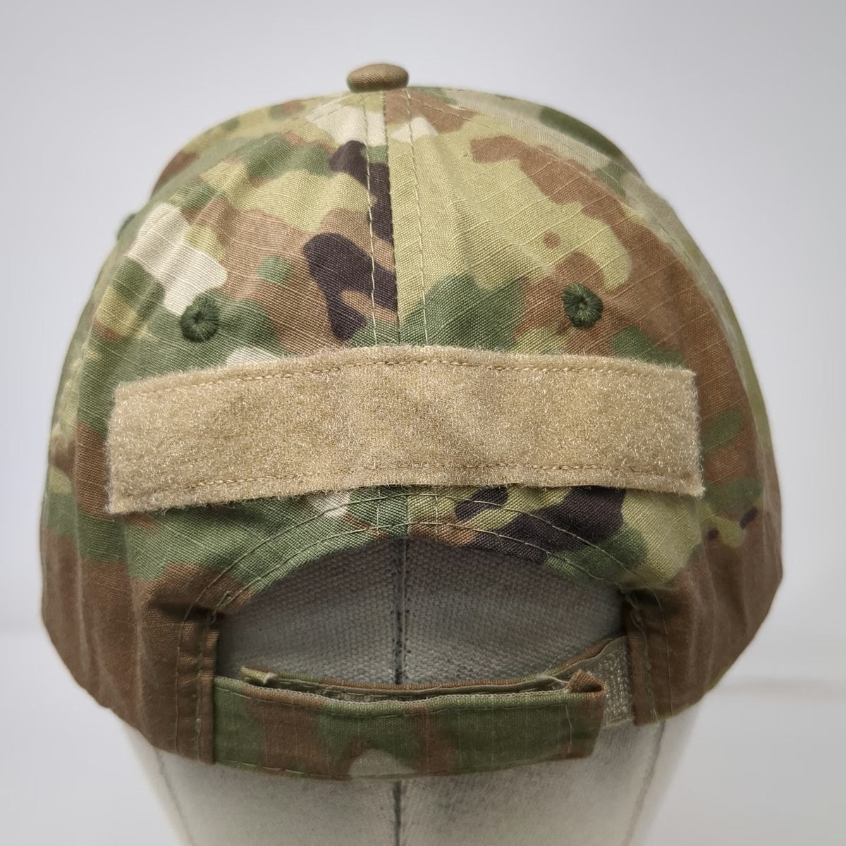 7.62 Design US Flag Camo Baseball Cap Green One Size Cotton Loop Patch Hat