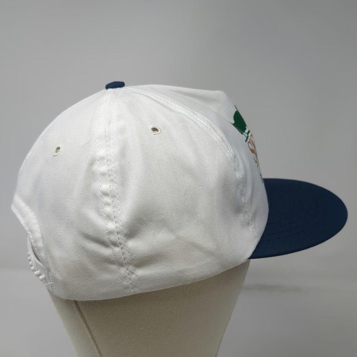 OWNCO Georgia-Pacific Hardwoods 5 Panel White Blue Vintage Snapback Hat Trees
