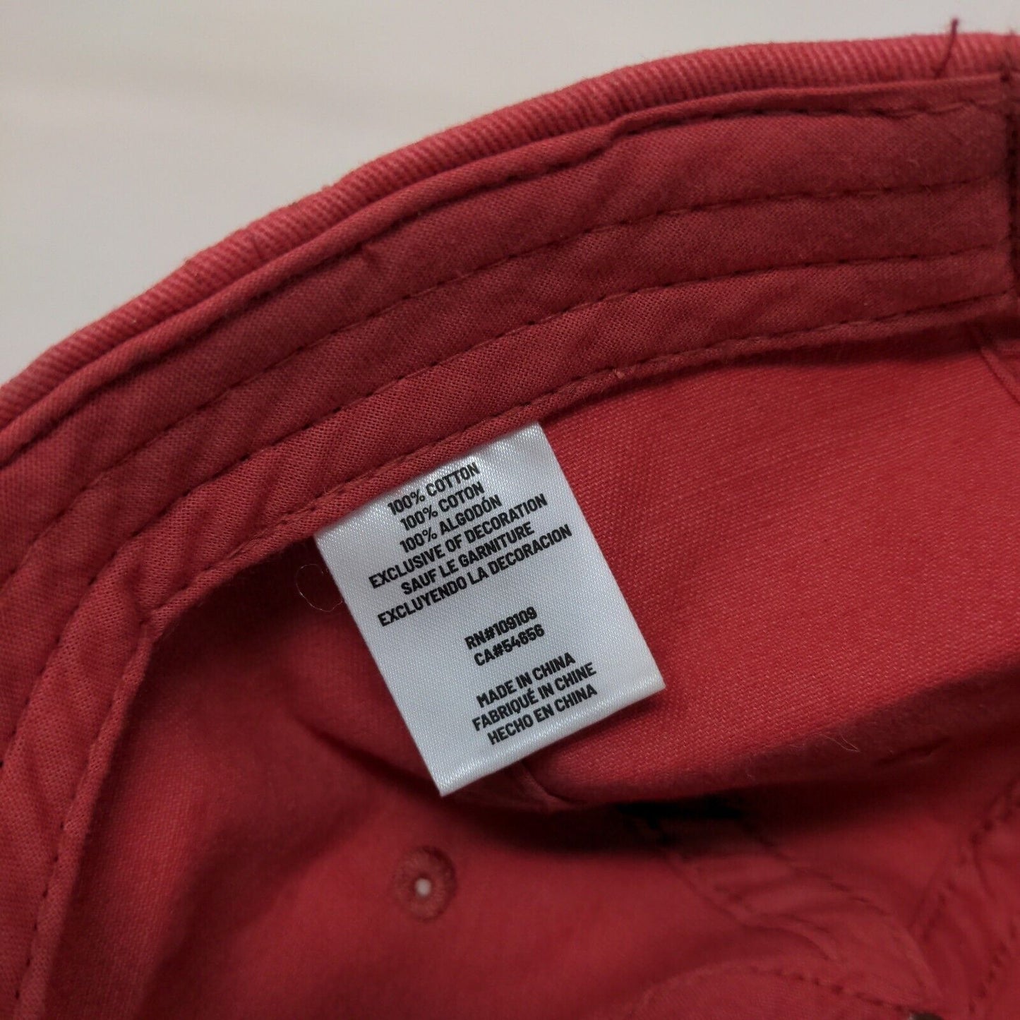 Life Is Good Adirondack Jake Chill Slideback Hat Red One Size Embroidered