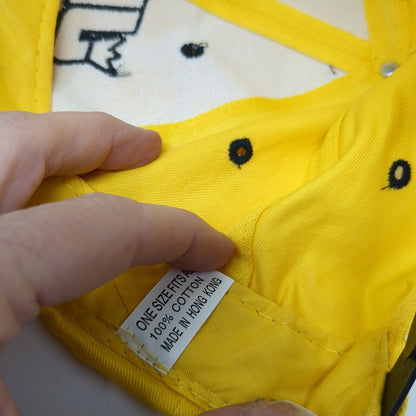 Jeg's High Performance Snapback Hat Yellow OSFA Embroidered Colorblock