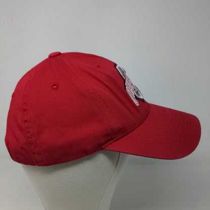 Ohio State University Buckeyes Men's Strapback Hat Red Size OS Embroidered Logo