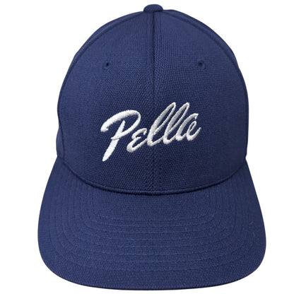 Pellce Fitted Hat Blue L/XL Embroidered Stretch Flexfit Sport-Tek