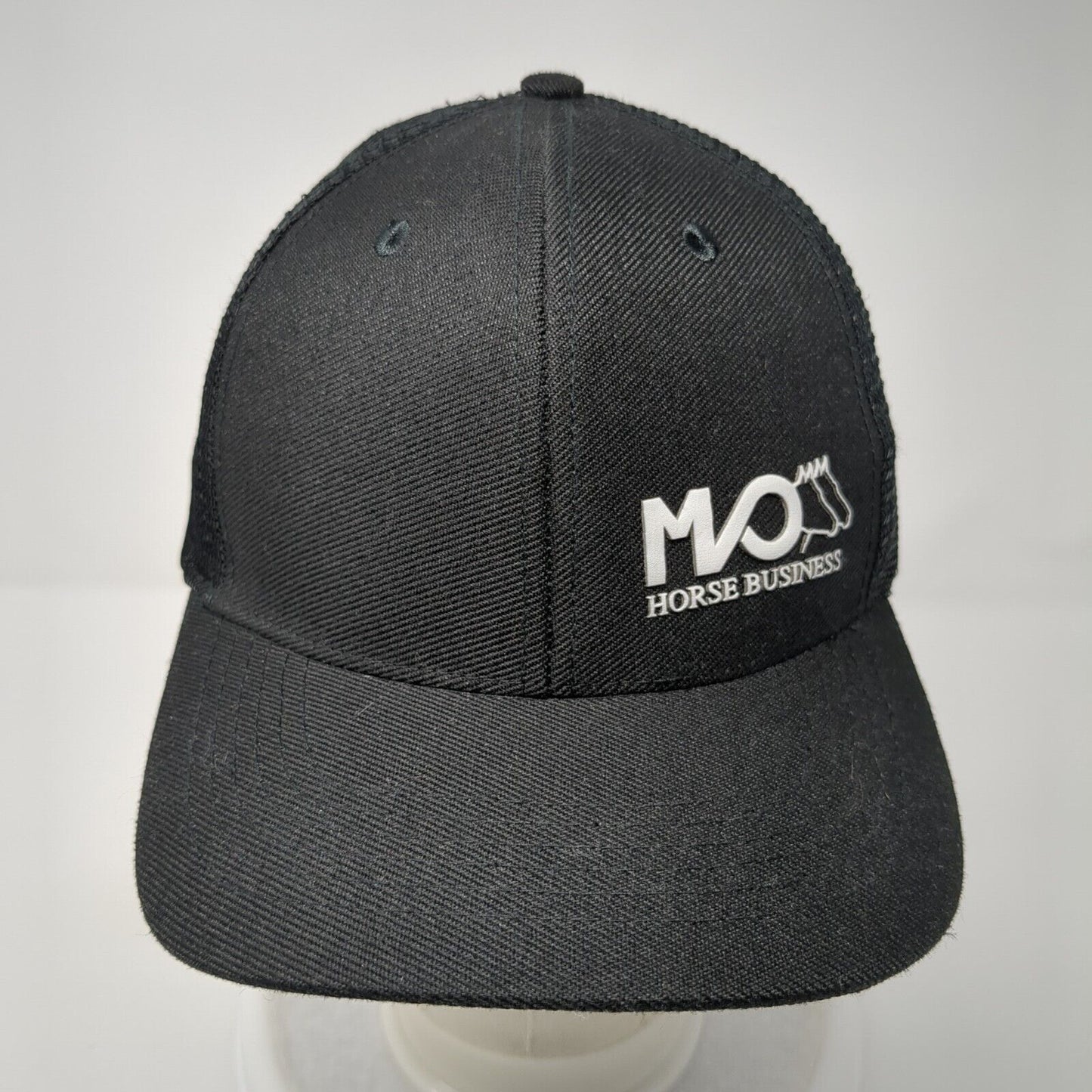 Horse Business Snapback Mesh Back Trucker Hat Black One Size Champ