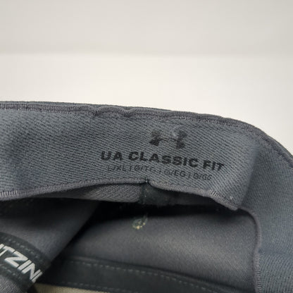 Under Armour Fitted Hat Gray XL Embroidered UA Classic Fit Blitzing