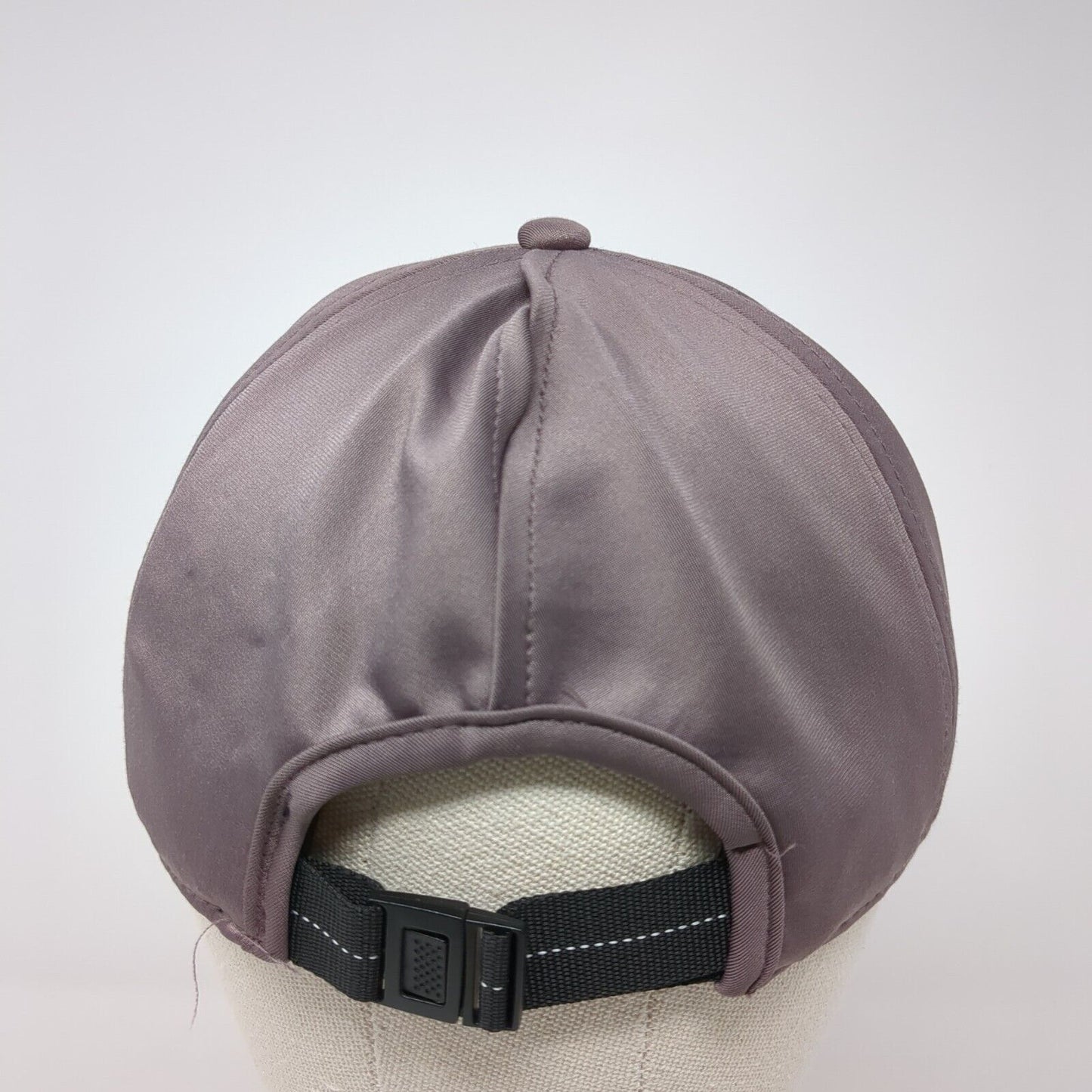Unbranded Strapback Hat Purple One Size Adjustable Vented Holes 6 Panel Blank