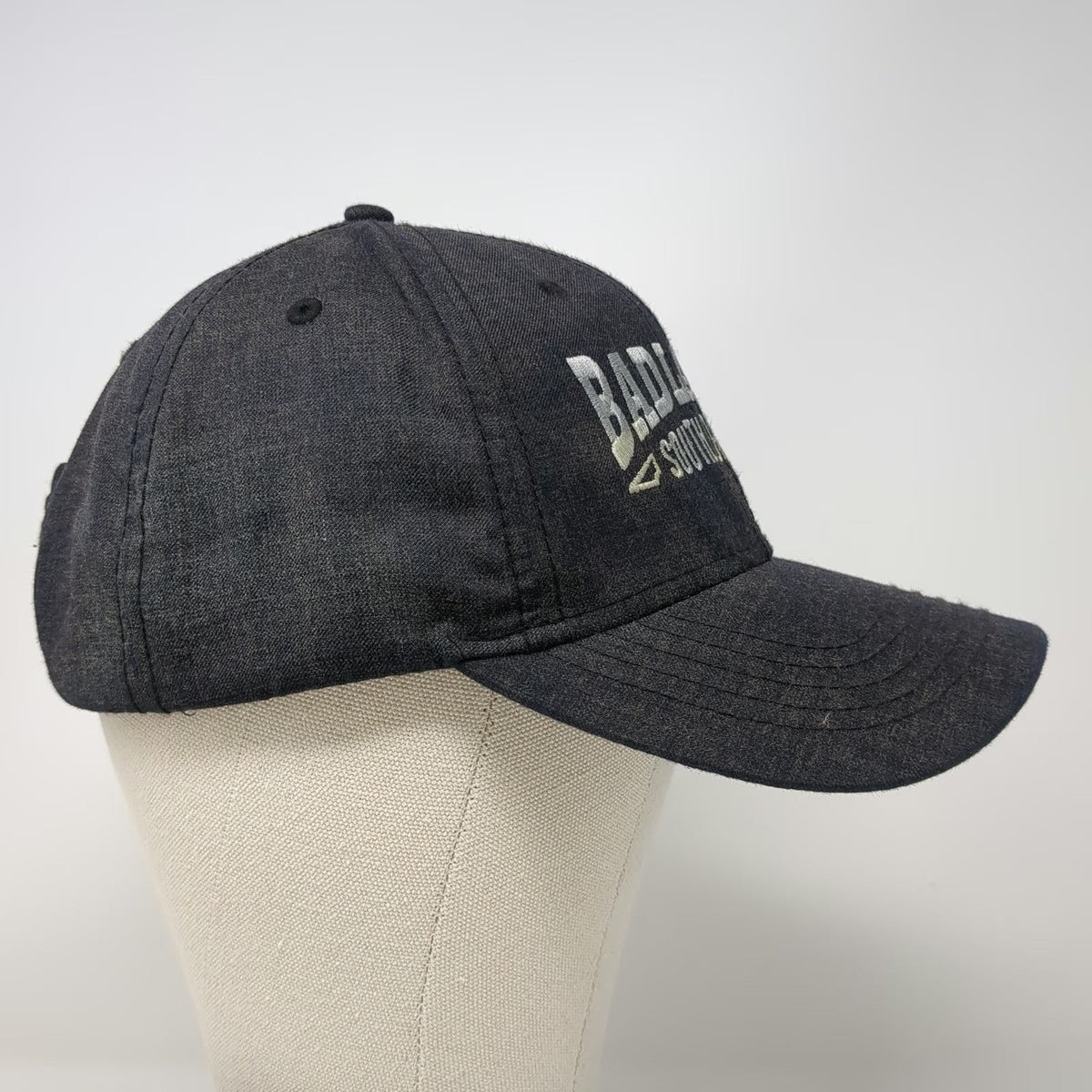 ACE USA Baseball Cap Blue One Size Badlands South Dakota Hat Strapback Heather