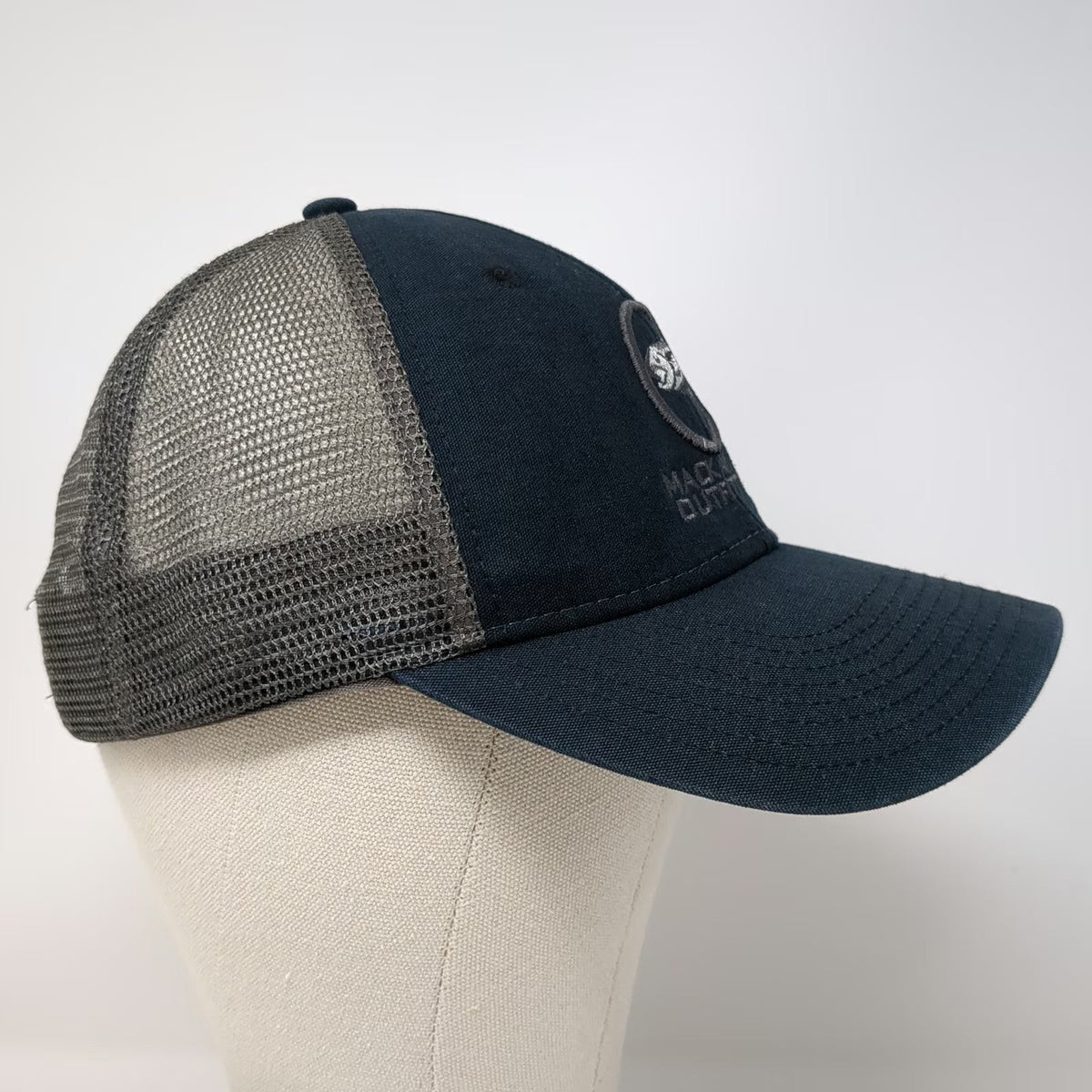 Ouray Sportswear Trucker Hat Blue One Size Mackay Bar Outfitters River No Return