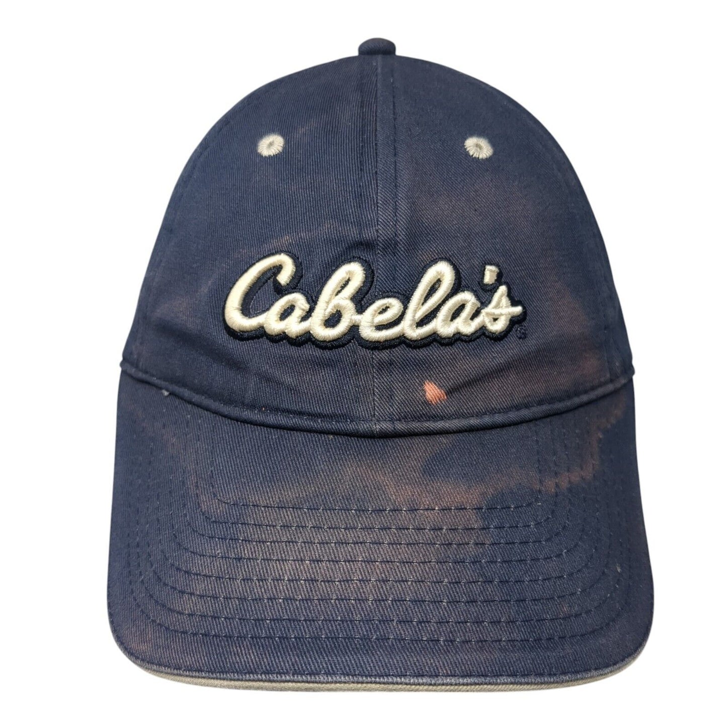 Cabela's Worlds Foremost Outfitters Slideback Hat Blue OS Adjustable Embroidered