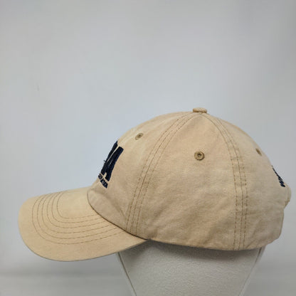 NRA Strapback Hat Tan One Size Embroidered Institute For Legislative Action