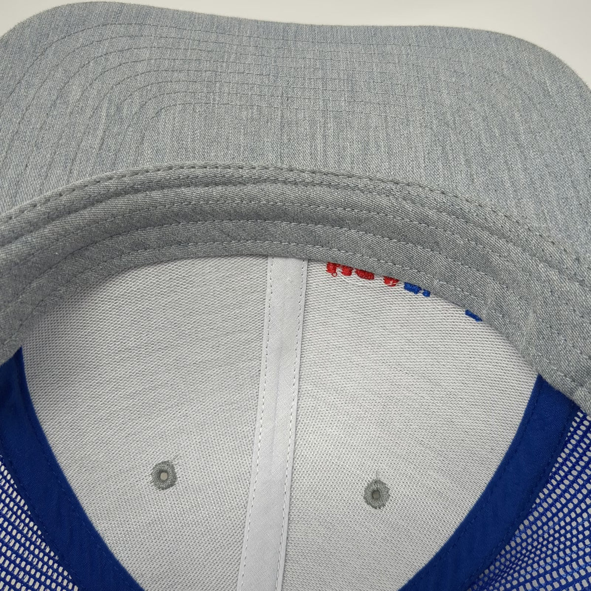 Richardson Trucker Hat Gray Blue One Size USABlueBook Style 112 Mesh Snapback