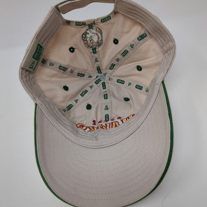 Boise Hawks MiLB New Era Cap Hat Tan One Size Embroidered Strapback Green Brim
