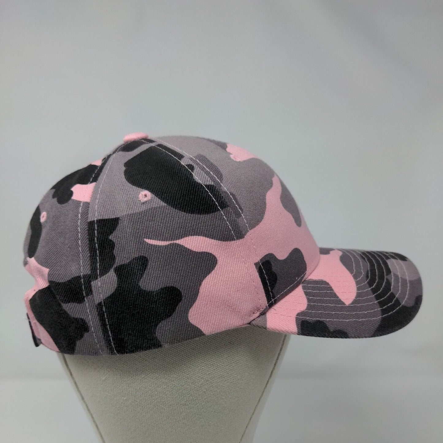 Unbranded Strapback Hat Camouflage OSFA Adjustable Vented Holes 6 Panel Blank