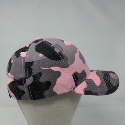 Unbranded Strapback Hat Camouflage OSFA Adjustable Vented Holes 6 Panel Blank