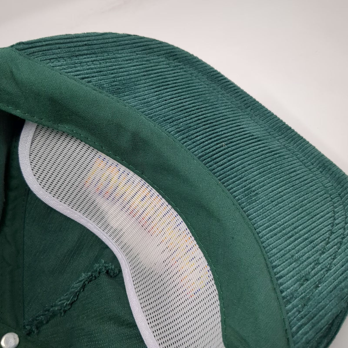 Lumbermens Building Centers Trucker Green One Size Corduroy Snapback Hat Work
