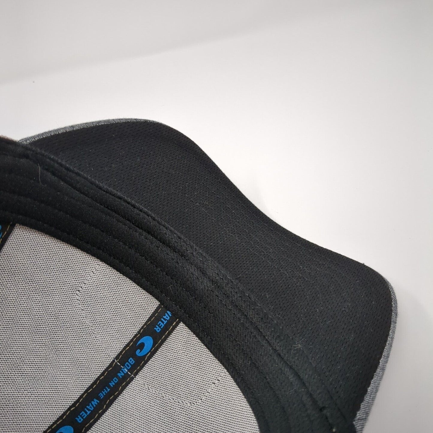 High Grade USA Costa Born On The Water Snapback Trucker Hat Gray OS Mesh Back