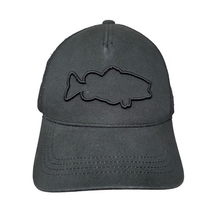 Costa Del Mar Snapback Trucker Hat Black One Size Embroidered Mesh Back6 Panel