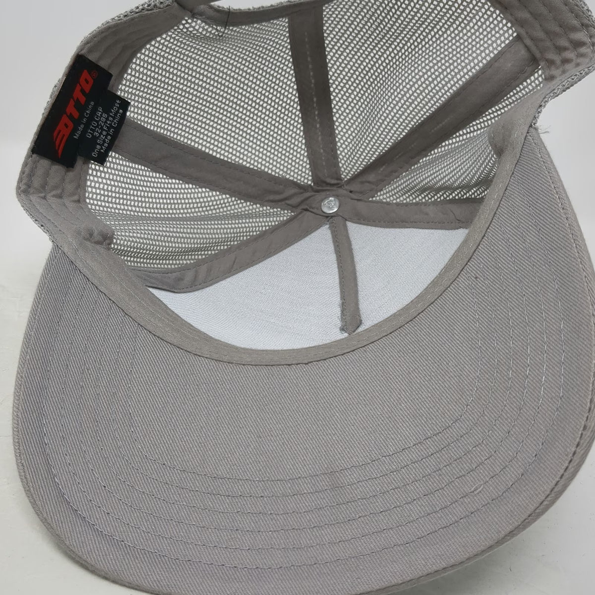 OTTO Haleakala Maui Hawaii Volcano Gray Trucker Hat One Size Mesh Snapback