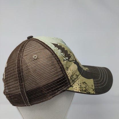 Browning Snapback Trucker Hat Camouflage OS Adjustable Embroidered Mesh Back