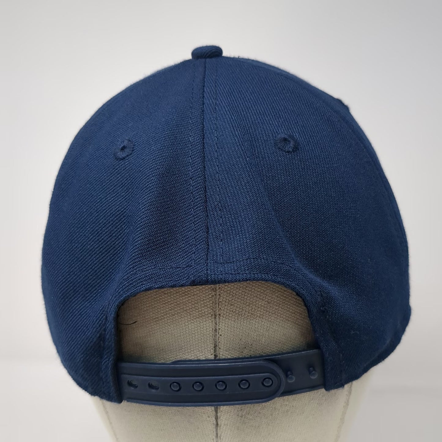 Crowns 5 Panel Blue Hat One Size Meet A Local Head West Mountain Snapback Cap