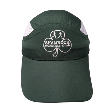 Shamrock Running Club Strapback 5 Panel Cap Green PS Adjustable Race Truckers