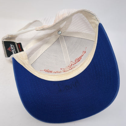 South Orlando Snapback Trucker Hat Blue OS Adjustable Mesh Back Pacific Headwear