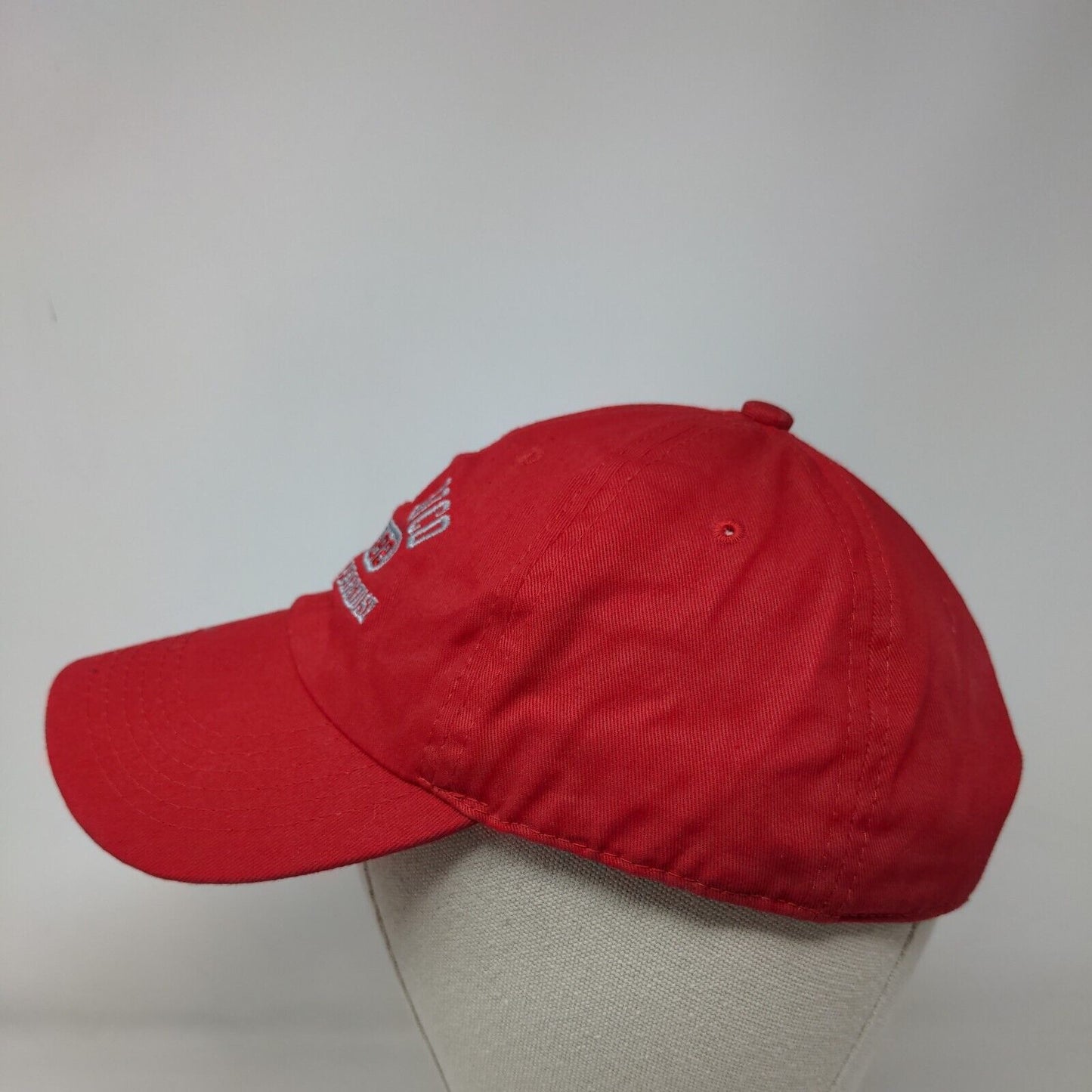 Puerto Rico Caribbean Paradise Slideback Hat Red One Size Embroidered