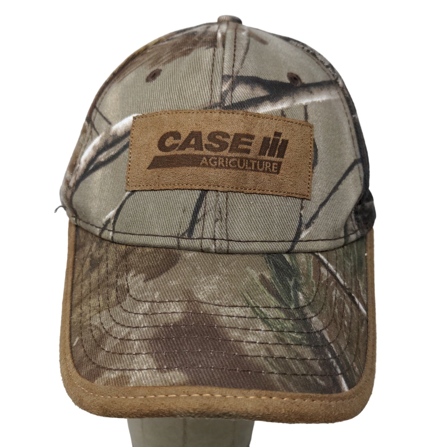 Dri Duck Men's Strapback Hat Brown Camo Case International Harvester Logo