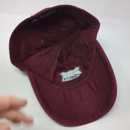 Champion Texas A&M Aggies NCAA Red XL Cap Hat Gig Team Issue Cotton Patch Logo