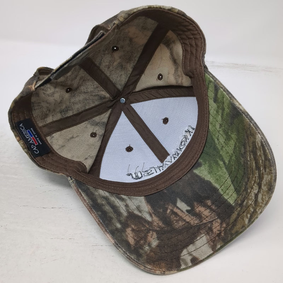 Cap America Komatsu Forestry Quality Green Camo One Size Baseball Cap Hat