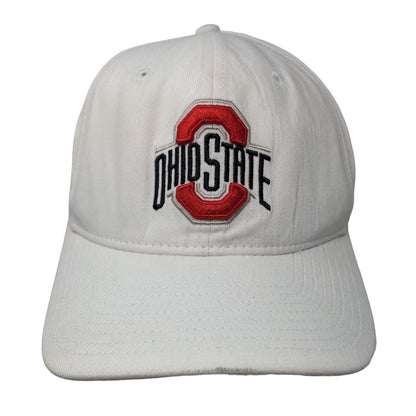 Nike Classic99 Dri Fit Men's Fitted Hat White M/L Ohio State Buckeyes Logo