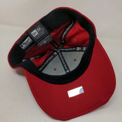 New Era Men's Fitted Hat Red M-L Embroidered Philadelphia Phillies Logo