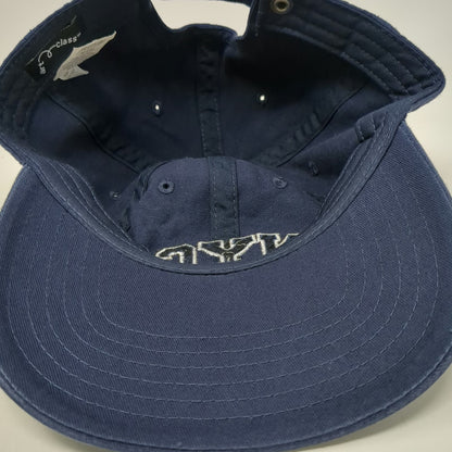 Art Class Baseball Cap Blue One Size NYC Embroidered Slideback Cotton Hat OSFM
