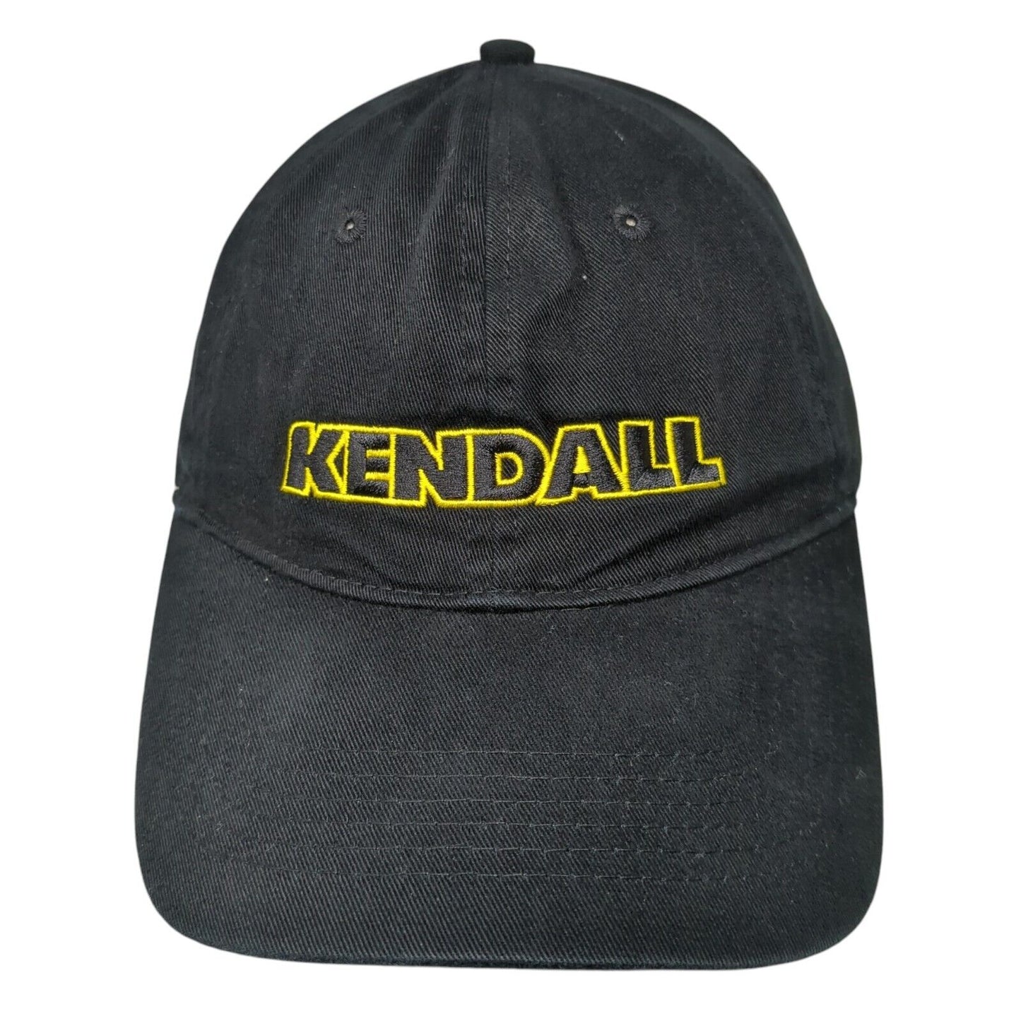 Kendall Strapback Hat Black One Size Embroidered Pacific Headwear