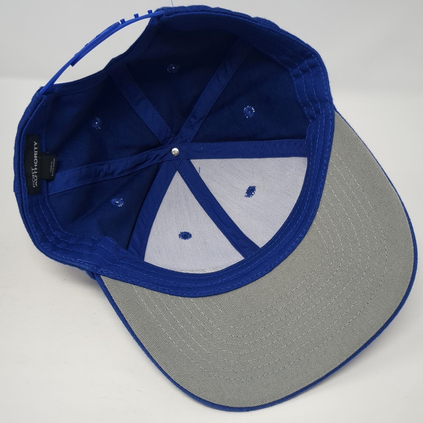 JST Snapback Hat Blue One Size Adjustable Embroidered 6 Panel Port Authority