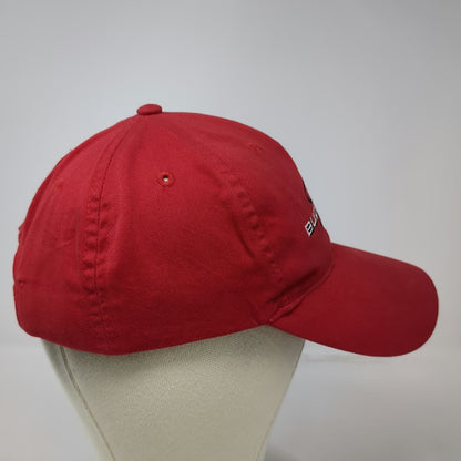 Budweiser Baseball Cap Red One Size Slideback Embroidered Logo 2003 Cotton Hat